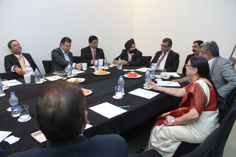 (L-R) Sujay Shetty - Partner, PwC; Deep Bhandari - Director Marketing and Sales Excellence at UCB;  Amlesh Ranjan - Deputy Director, Transplant-Renal & Oncology, Sanofi; Jagmohan Singh Rishi - AVP Learning &Development, Business Analytics & Digital, Wokhhardt; Sanjay Dhawan - Partner, PwC; Shankar - Zydus Cadila; Satya Mahesh - Head, Business Excellence Boehringer Ingelheim; Sai Kumari - Head, Center for Excellence The Himalaya Drug Company